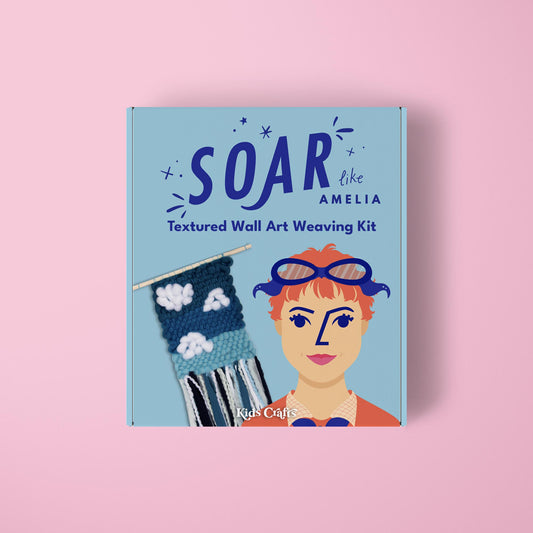 Soar like Amelia Textured Wall Art Weaving Kit